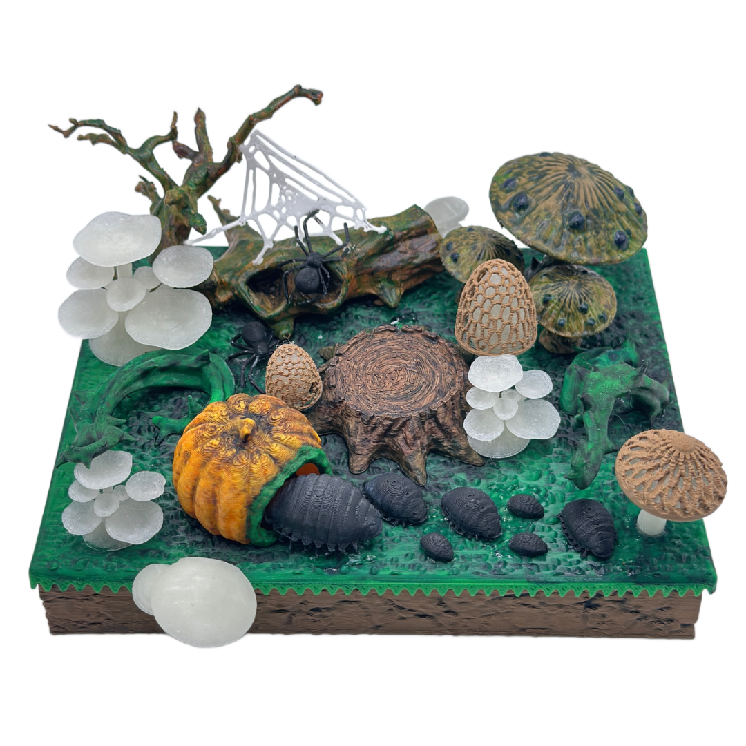Enchanted Fungi Forest Display Scene