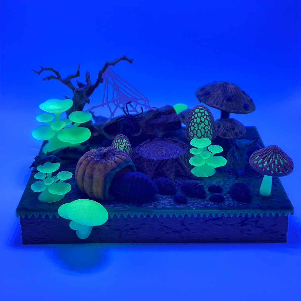 Enchanted Fungi Forest Display Scene
