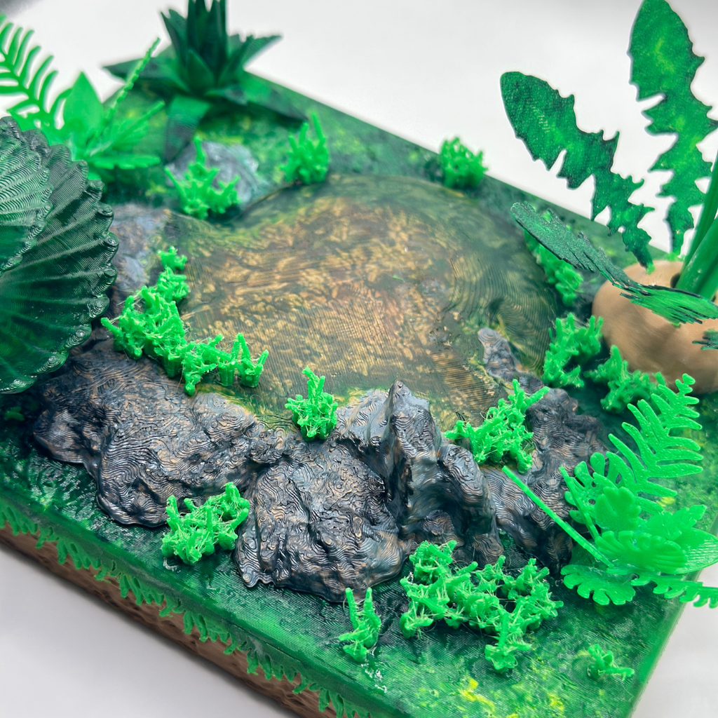 Dandelion Dreamscapes Display Scene