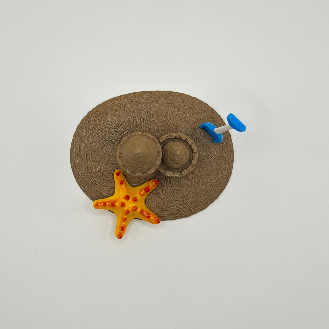 Mini Sandcastle with Starfish and Shovel