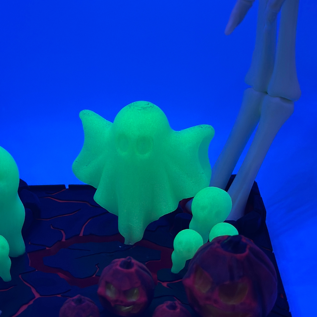 Glow-in-the-Dark Ghost Figure