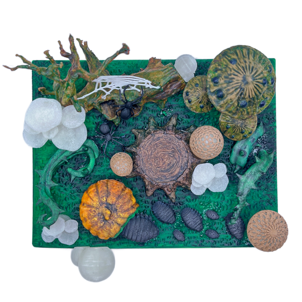 Enchanted Fungi Forest Display Scene