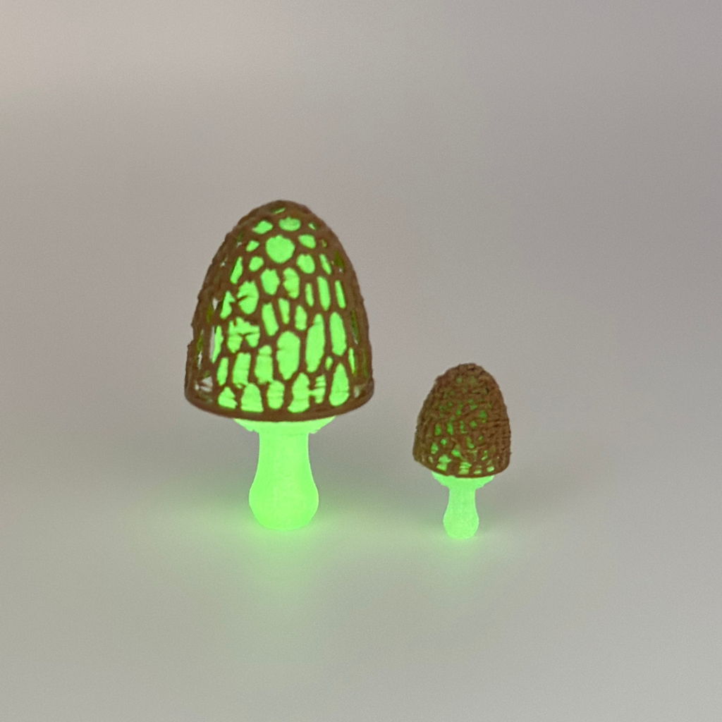 Glow-in-the-Dark Mushroom with Hat – Model 1