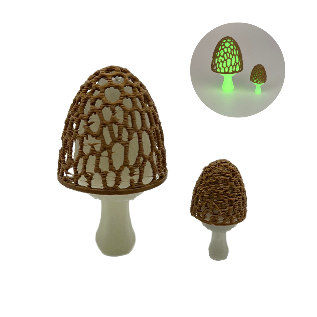 Glow-in-the-Dark Mushroom with Hat – Model 1