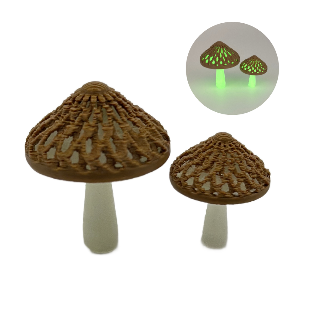 Glow-in-the-Dark Mushroom with Hat – Model 2