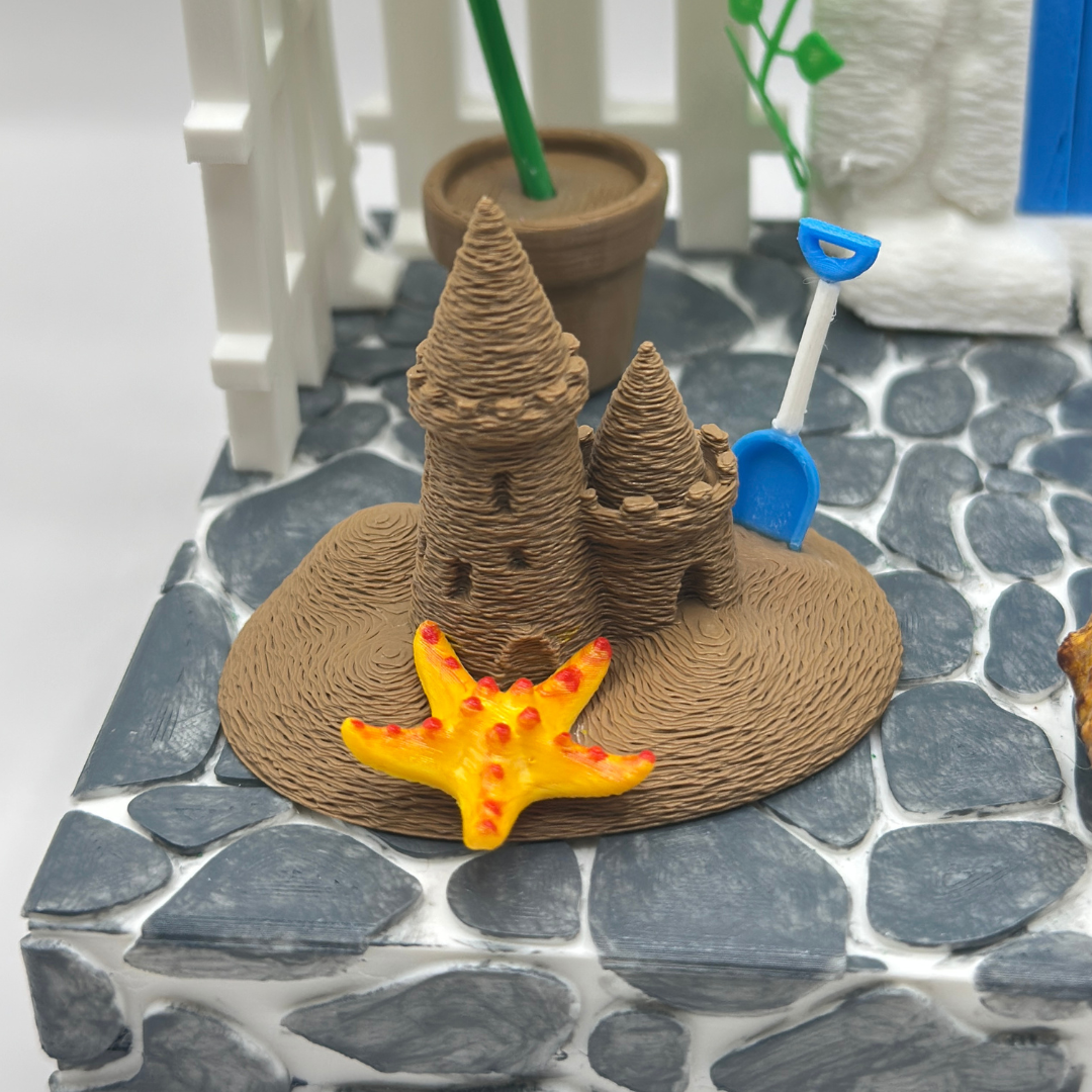 Beach Cottage Display Scene