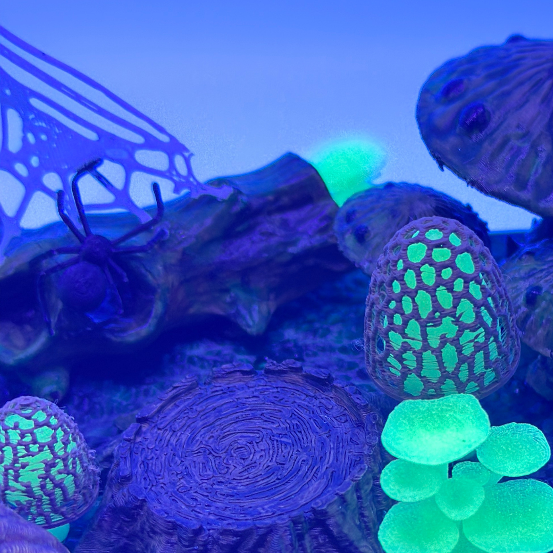 Glow-in-the-Dark Mushroom with Hat – Model 1